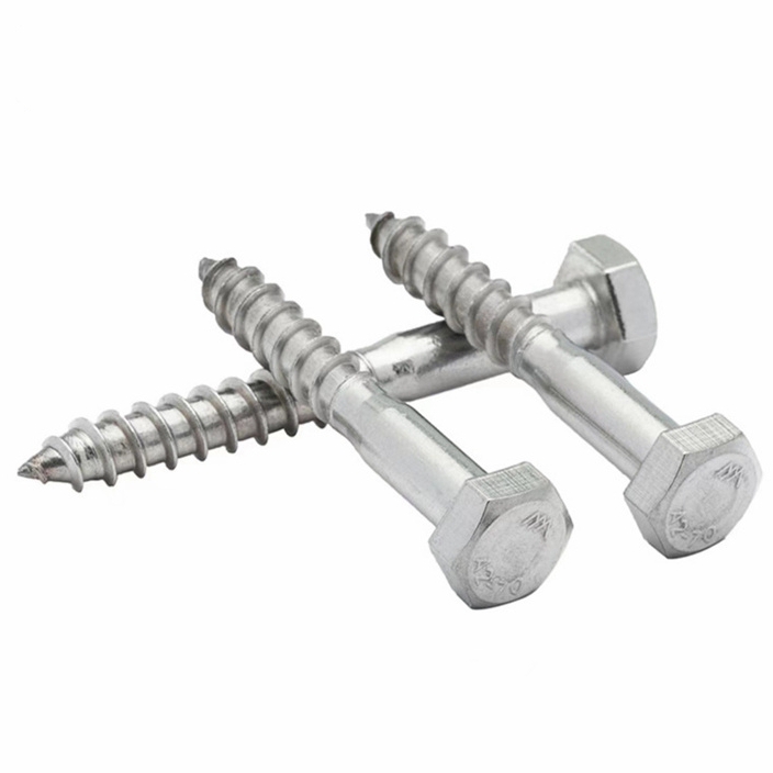 外六角木螺絲 DIN571 不銹鋼(304/316)碳鋼 合金鋼